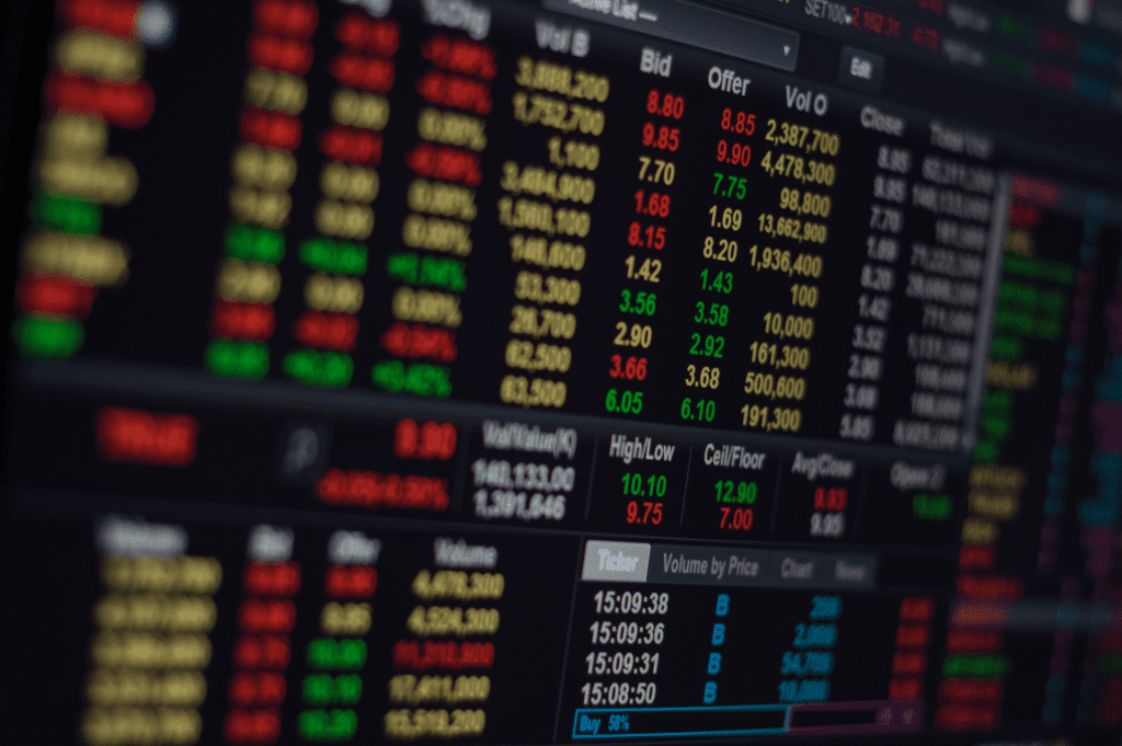 tableau bourse