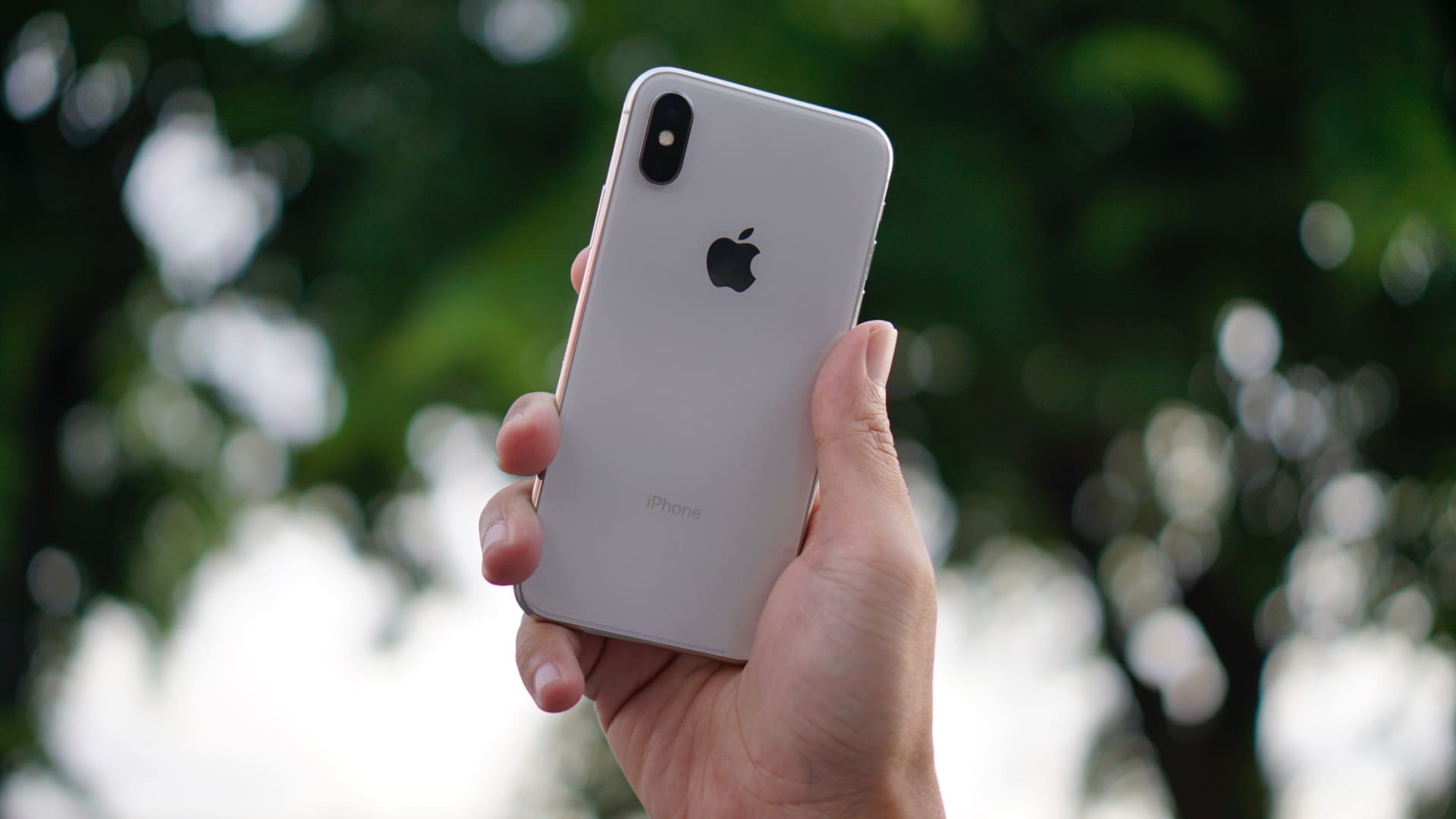 telephone iphone X