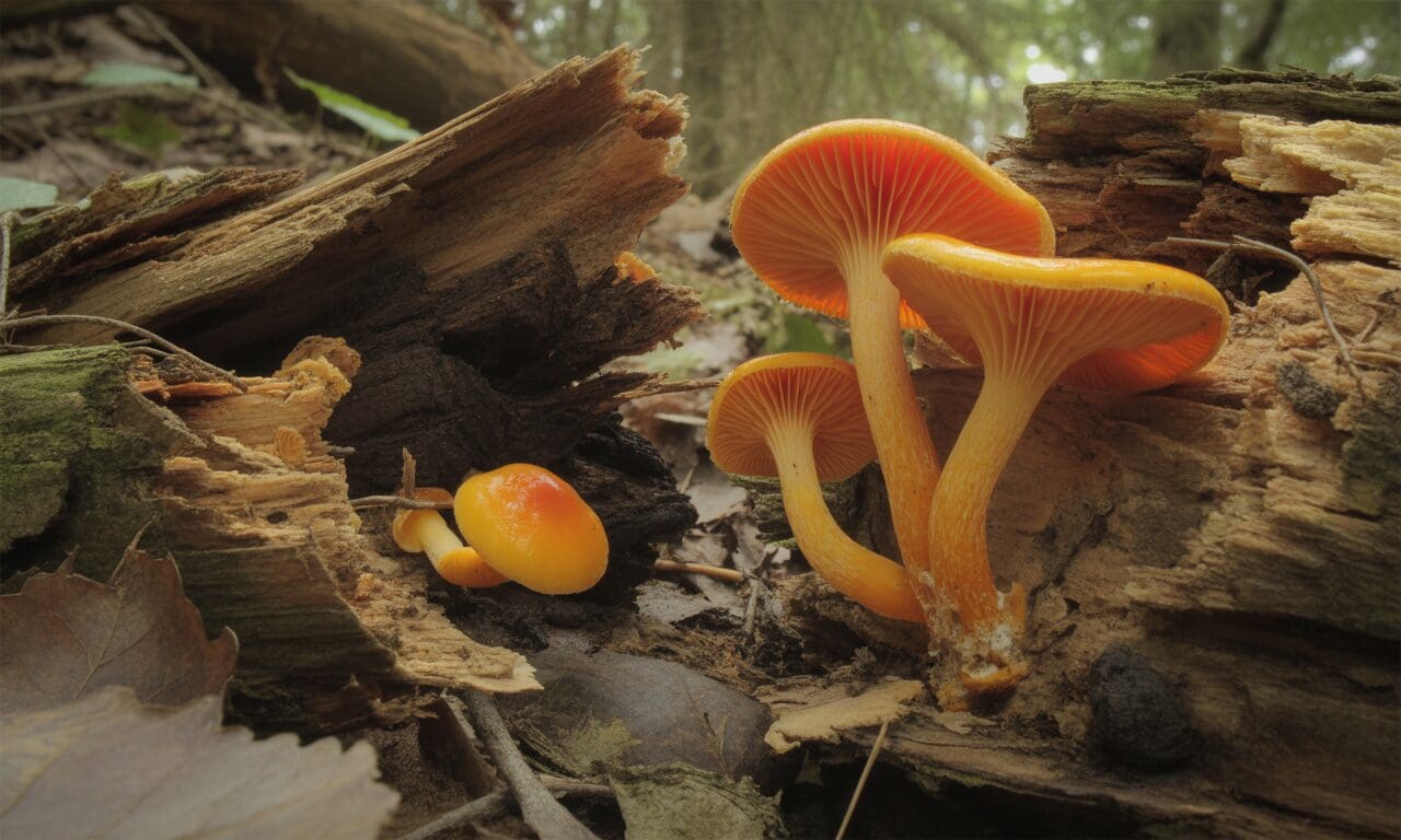 découvrez comment identifier le champignon orange sur bois mort, son rôle écologique, les risques qu'il présente pour le bois, et les solutions pratiques pour le contrôler efficacement.