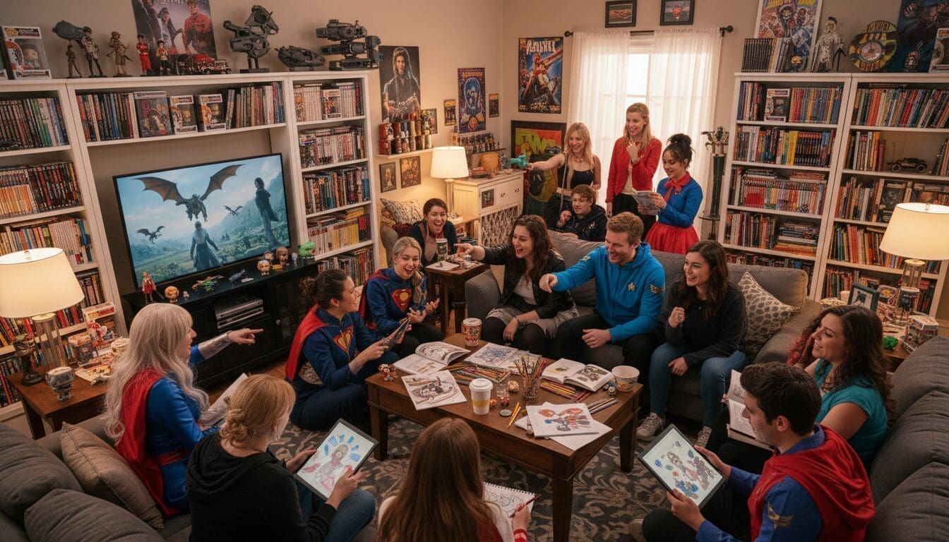 explorez l'univers des fandoms et plongez dans les communautés passionnées de fans de séries et de bandes dessinées, où l'émotion et la créativité se rencontrent.