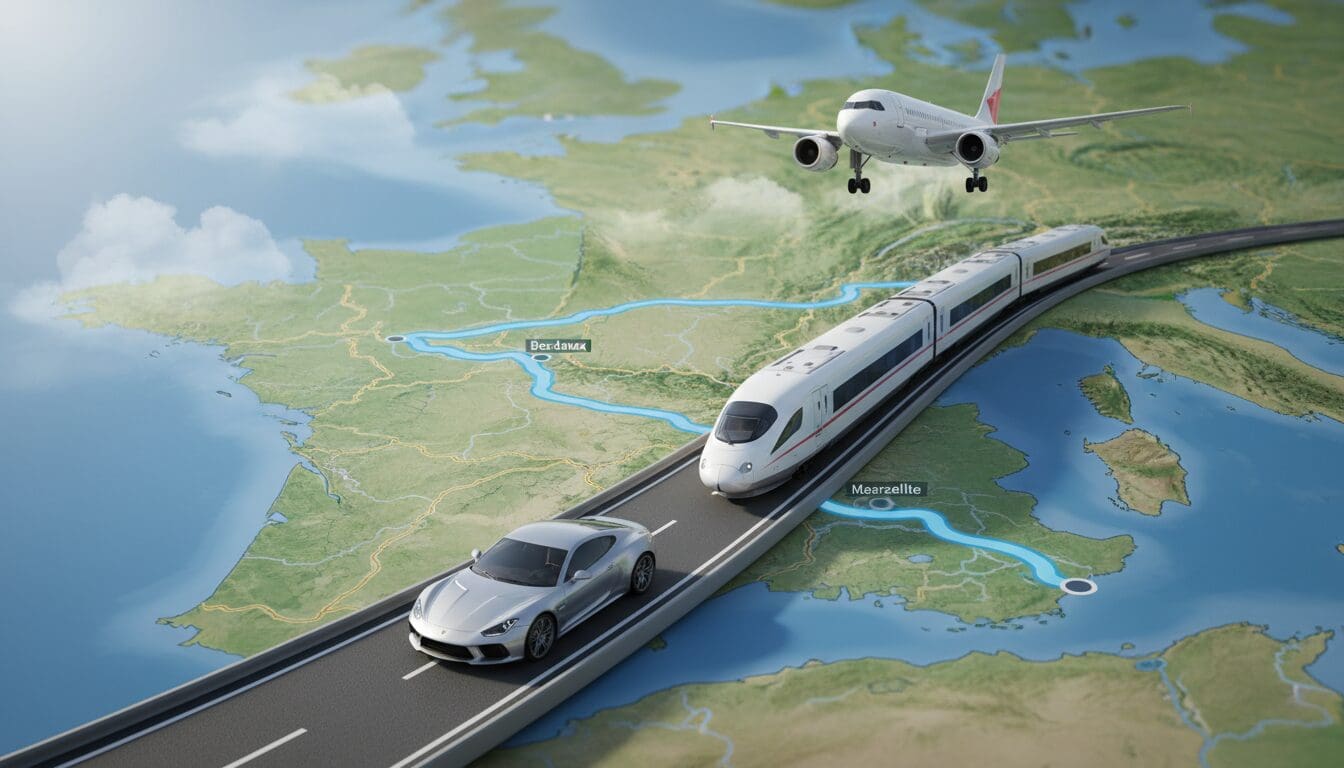 découvrez la distance entre bordeaux et marseille ainsi que le temps de trajet en voiture, en train et en avion pour mieux planifier votre voyage.