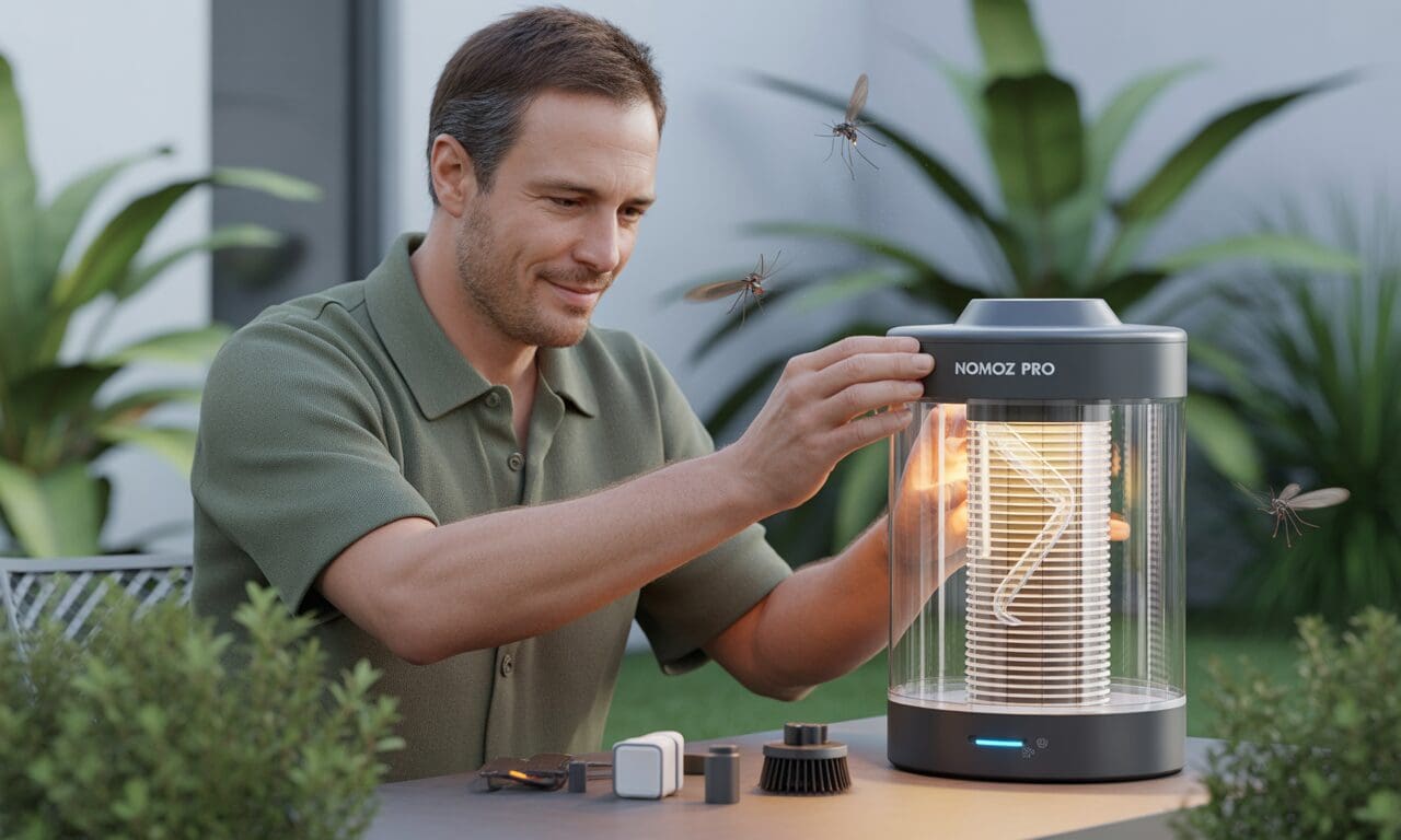 découvrez tout sur le piège à moustiques nomoz pro d'alexandre réant : fonctionnement, efficacité, entretien, avis des utilisateurs, prix et meilleurs endroits pour l'acheter.