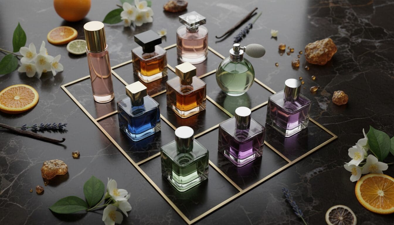 explorez notre tableau de correspondance des parfums et trouvez votre équivalent olfactif parfait avec la maison des essences. découvrez des fragrances similaires pour une expérience parfumée unique.