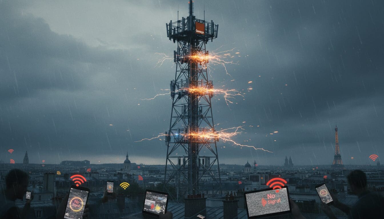 Perturbation Orange : comment une défaillance technique impacte la qualité du réseau mobile en France