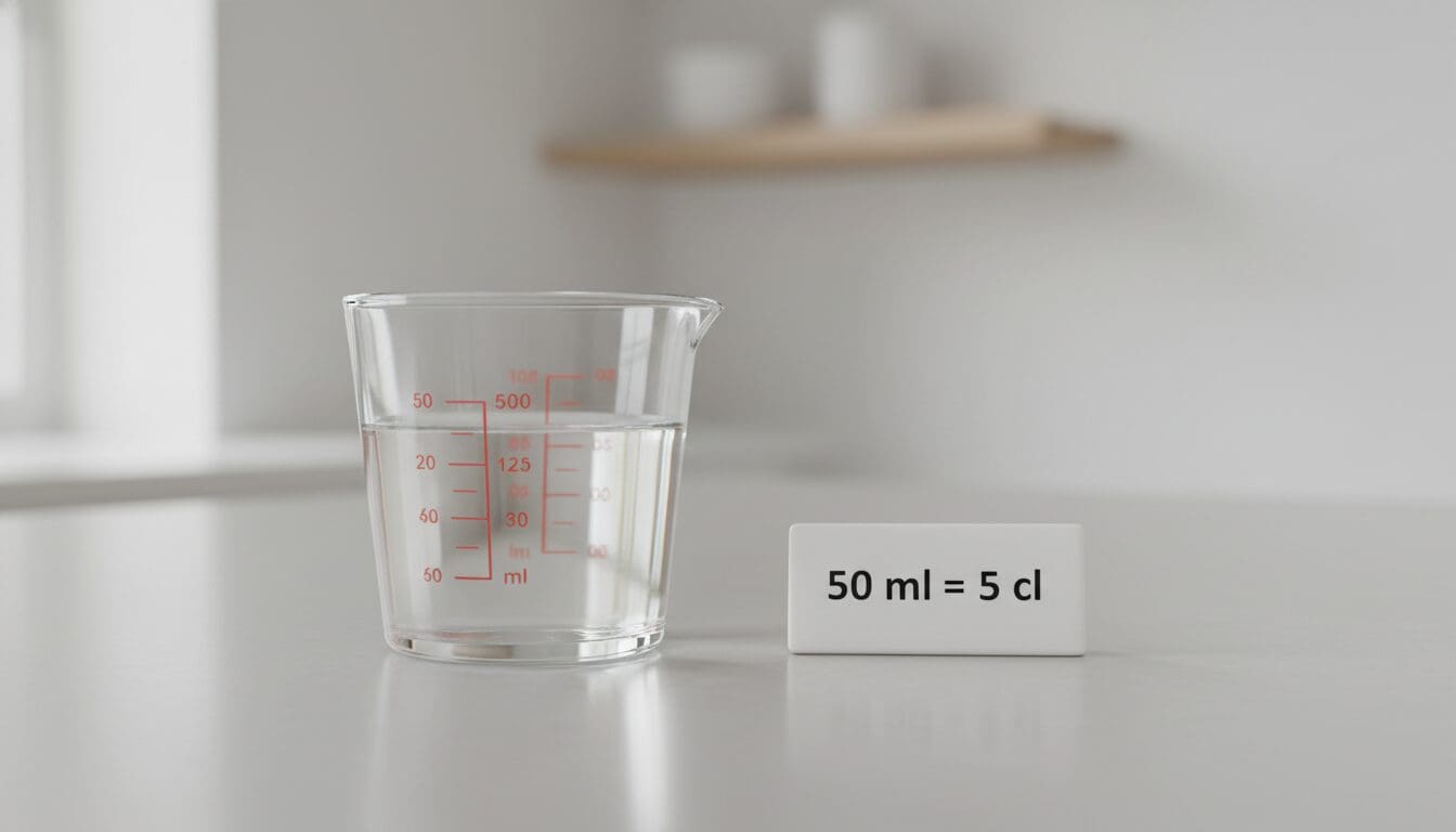 Transformer 50 ml en cl : une conversion simple et rapide !