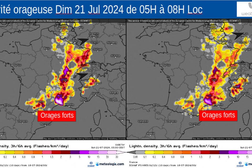 Pourquoi les orages violents en France ne suffisent-ils pas à briser la canicule ?