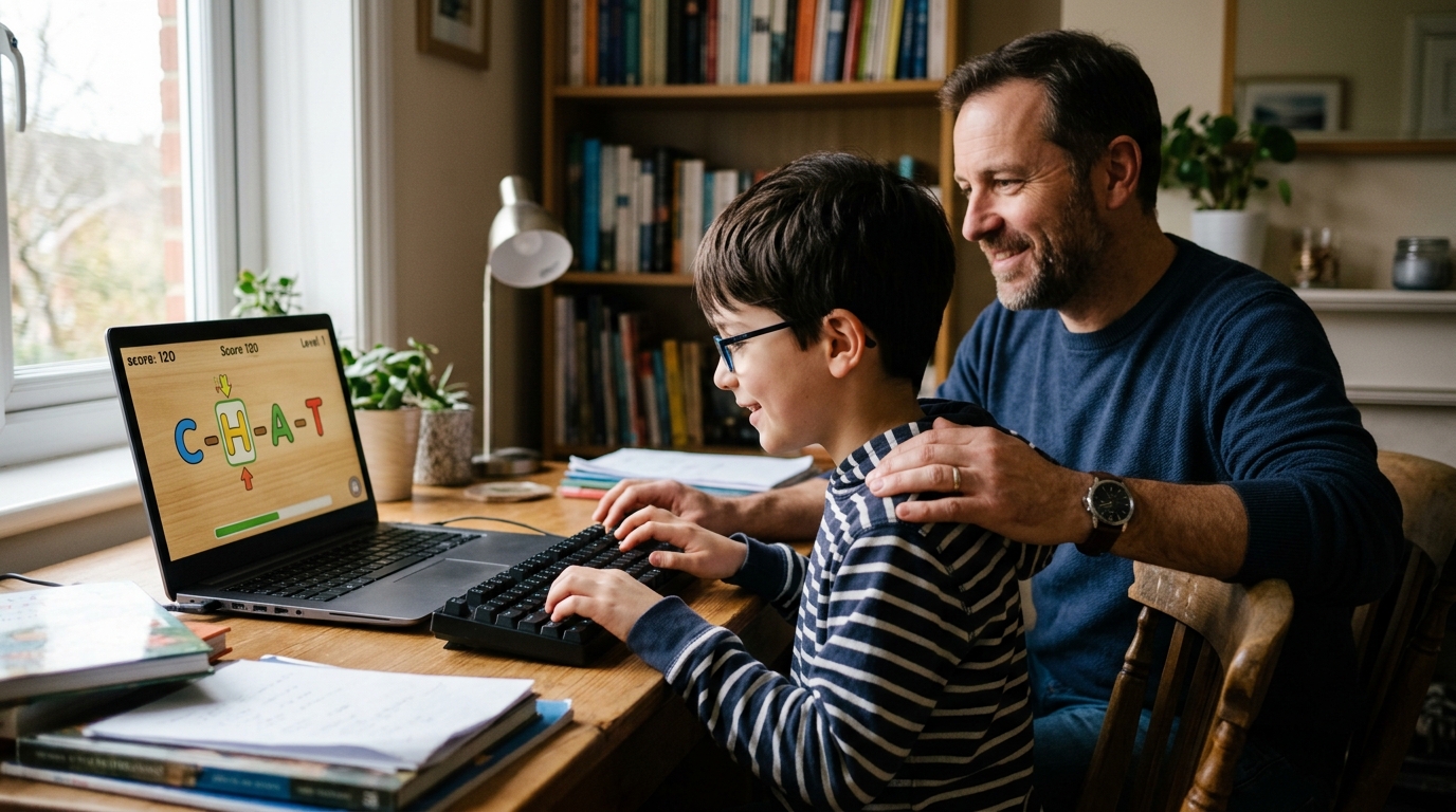Pour accompagner son fils dyslexique, un père imagine un jeu gratuit pour apprendre à taper au clavier